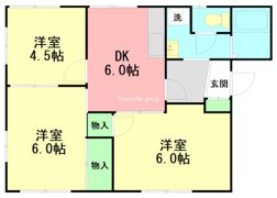 ドメスティック宝C棟の間取り画像