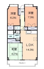 ウェストリバー湘南台の間取り画像