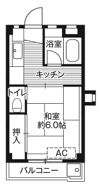 ビレッジハウス座間8号棟の間取り画像