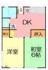 シティハイムフォーレストIの間取り画像