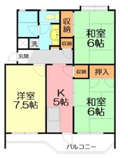 海老名プラーザ20号棟の間取り画像