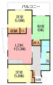 ヴァンベール本郷台の間取り画像