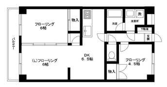 TEK藤沢ハイツの間取り画像