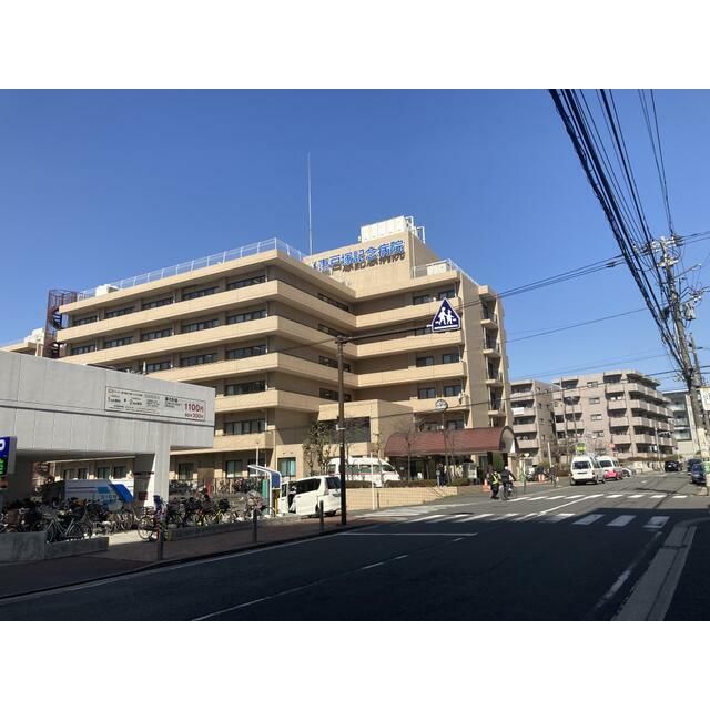 近くの東戸塚記念病院まで612m（徒歩8分）
