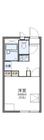 レオパレスラッキーハイムTの間取り画像