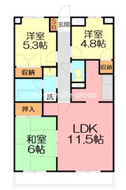 マイメゾン湘南二番館の間取り画像