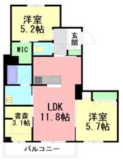 シャーメゾン湘南松が丘の間取り画像