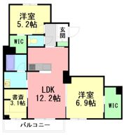 シャーメゾン湘南松が丘の間取り画像