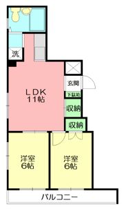 アメニティ東町の間取り画像