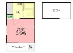サンパレス本厚木の間取り画像
