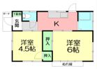菱沼太田貸家の間取り画像