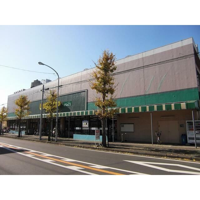 近くのいなげやina21大和桜ケ丘店まで752m（徒歩10分）