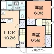 プレジール湘南の間取り画像