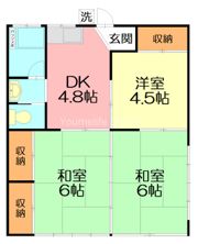 クィーンハイツの間取り画像