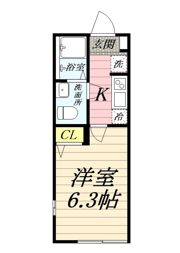 アザーレ・ソーニョ東海大学前の間取り画像