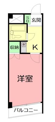 ビューハイツ湘南の間取り画像