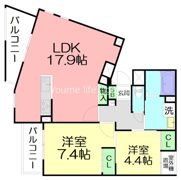 GRANDREVE見附町の間取り画像