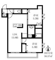 Pace Fujisawa（パーチェ藤沢）の間取り画像
