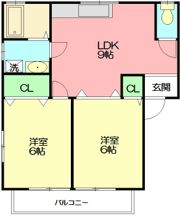 マリーク壱番館の間取り画像