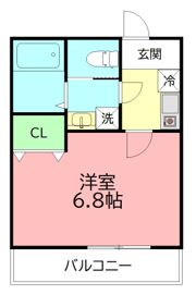 ドミール渋谷の間取り画像