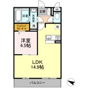 ロイヤルパークス石田の間取り画像