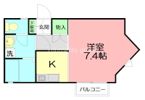 ハイツ雄山の間取り画像