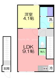 ロンディネ夕陽ヶ丘の間取り画像