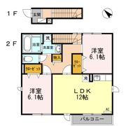 グレイス Bの間取り画像