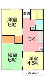 コーポ旭の間取り画像