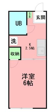 シティハイムベルAの間取り画像