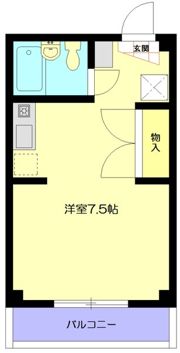 クローカス大船の間取り画像