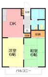 ハイツ桐の間取り画像