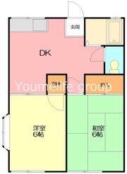 フタミハイツDの間取り画像