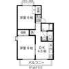 エントピア嶋崎Aの間取り画像