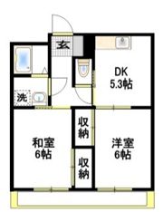 メープルハイツAの間取り画像