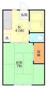 内藤ハイツの間取り画像