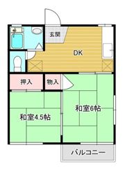 湘南ハイツの間取り画像