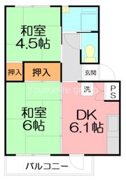 二宮第7 21号棟の間取り画像