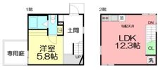 Maison de full 中海岸B棟の間取り画像