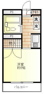 秦野パークアベニュー B棟の間取り画像