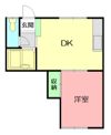 ハイツ村石の間取り画像