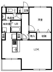 ウエストガーデンの間取り画像