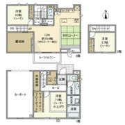 飯山南戸建の間取り画像