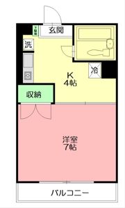 厚木メゾンドパンセの間取り画像