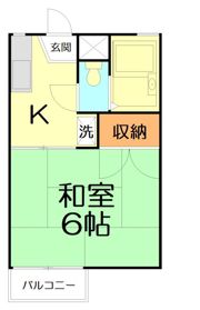 岡﨑ハイツIの間取り画像
