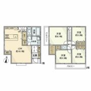 緑ケ丘戸建の間取り画像