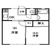 メゾンウッズの間取り画像