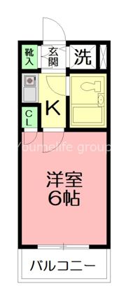 ワコーレ相武台前の間取り画像