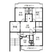 厚木国際飯山レジデンスの間取り画像