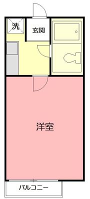 岡﨑ハイツIIの間取り画像